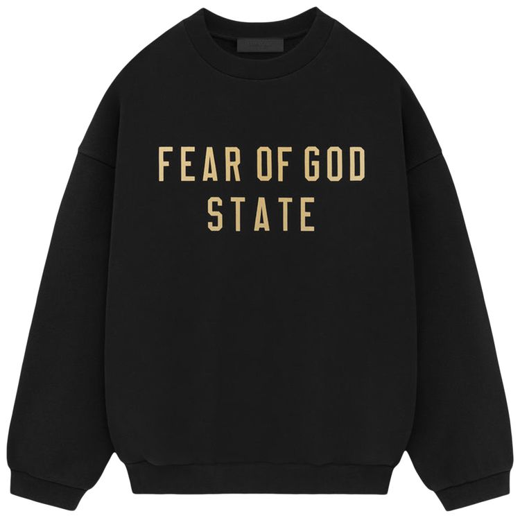 Fear of God Essentials Fleece Crewneck 'Black'