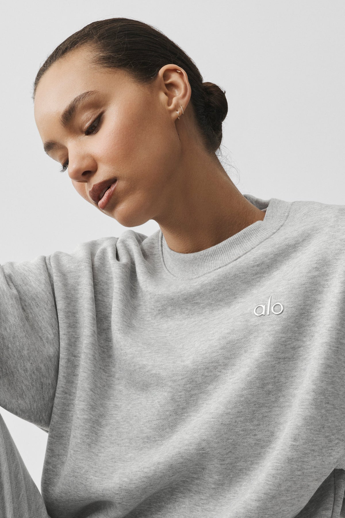 Accolade Crew Neck Pullover - Athletic Heather Grey - 4
