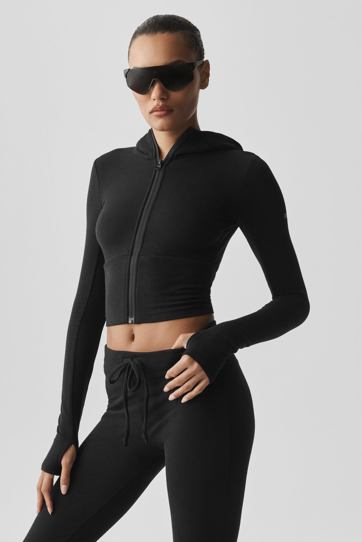 Sway Full Zip Hoodie - Black - 3